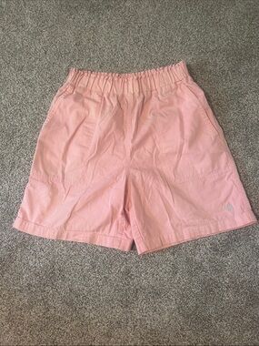 Ralph Lauren Light Pink Elastic-Waist Bermuda Shorts Sz Small